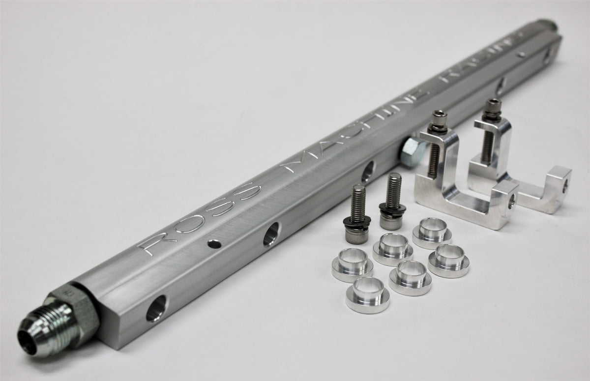 Dash 10 2JZ-GTE Fuel Rail Anodized Kit w/ Fittings Hardware Clamps