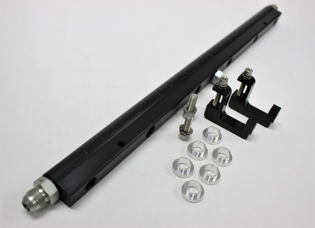 Dash 8 2JZGTE Supra Fuel Rail Kit w/ Fittings Clamps Hardware Bungs